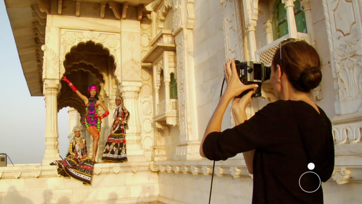 Daniela Federici shooting in Jodphur