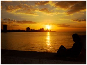 Malecon-Sunset-Havana-Cuba